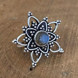 Bague en labradorite
