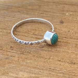 Bague délicate turquoise