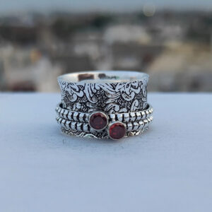 Bague grenat