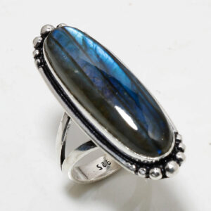 Bague en labradorite