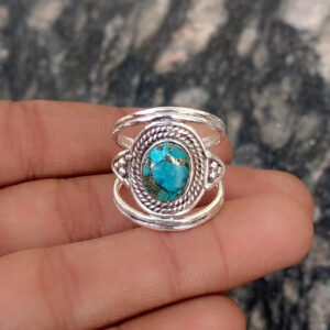 Bague turquoise oyster